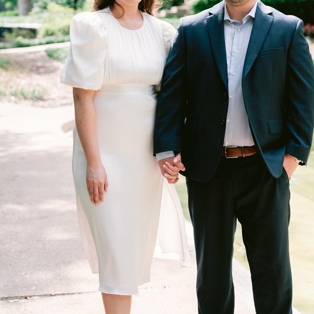 Engagement dress made in Spain